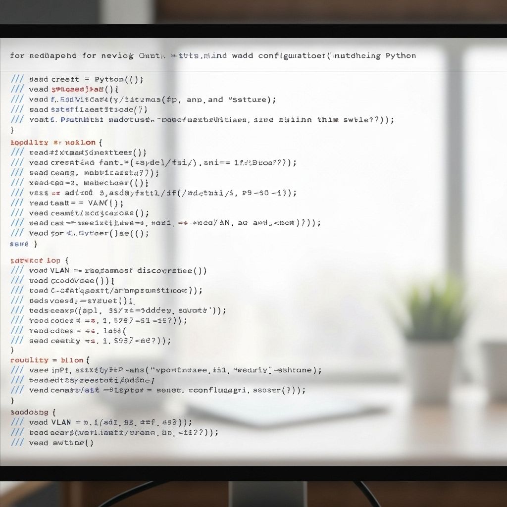 Automating Network Configuration with Python and Ansible